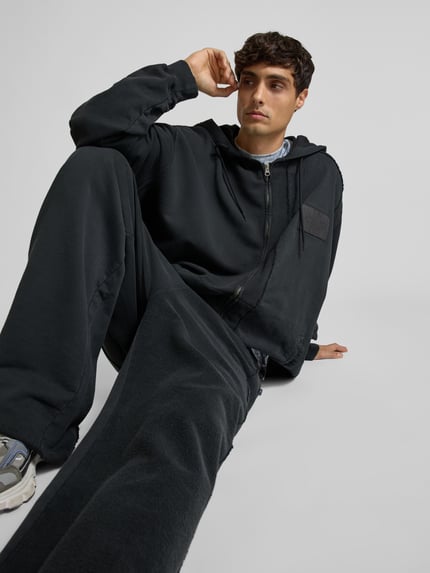 MM6 Maison Margiela Sweatjack met capuchon Zwart - 3