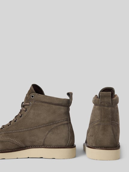 JACK & JONES Schnürstiefel mit Label-Detail Modell 'TORONTO' Anthrazit 2