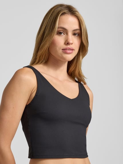 aim'n Cropped Bralette mit V-Ausschnitt Black 3