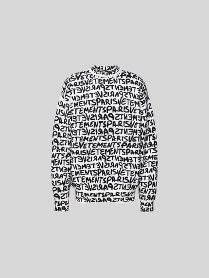 Sweter wełniany o kroju oversized ze stójką Shop The Look MANNEQUINE