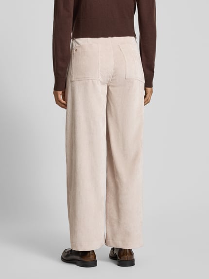 Raffaello Rossi Straight Leg Cordhose mit Gürtelschlaufen Modell 'YUKI' Beige 5