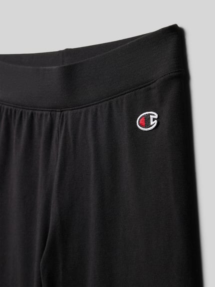 Champion Sweatshorts met logostitching Zwart - 2