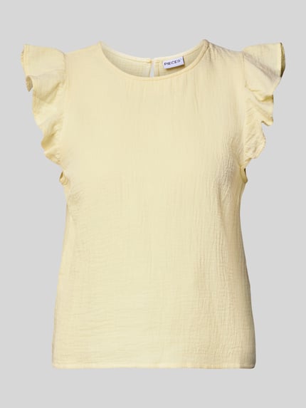 regular fit top van zuivere katoen model 'SASTINA' Shop The Look MANNEQUINE