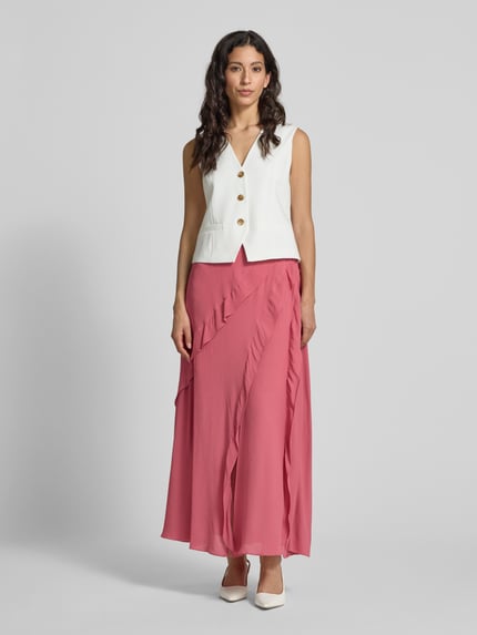 Ted Baker Maxirok met volants, model 'olwani' Rosé - 1