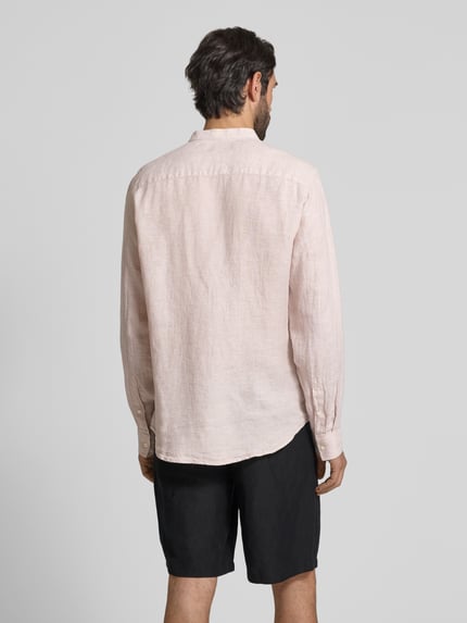 Casual Friday Slim Fit Freizeithemd aus Leinen Modell 'Anton' Stein 5