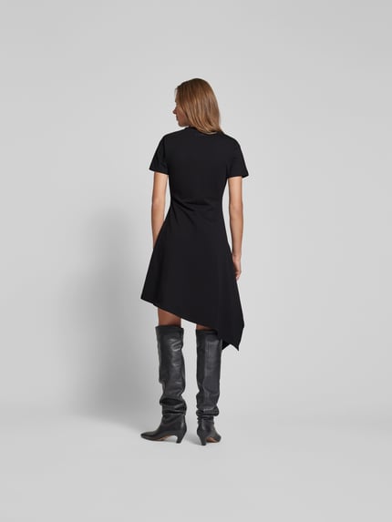 VETEMENTS Sukienka T-shirtowa o asymetrycznym designie Czarny 5