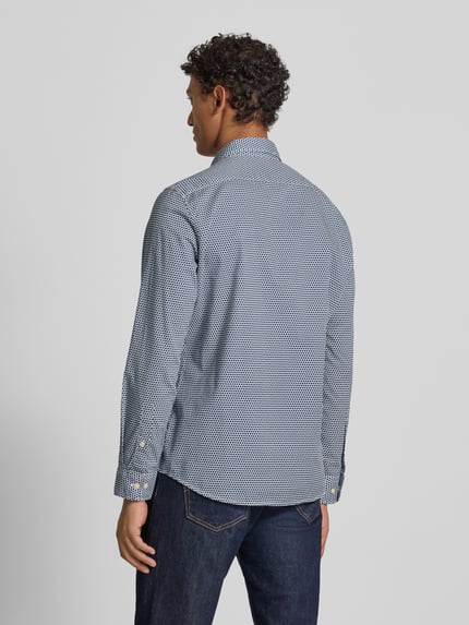 Marc O'Polo Shaped Fit Freizeithemd aus reiner Baumwolle Blau 5