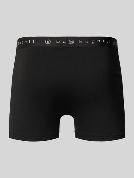 bugatti Pants mit elastischem Logo-Bund im 3er-Pack Black 3