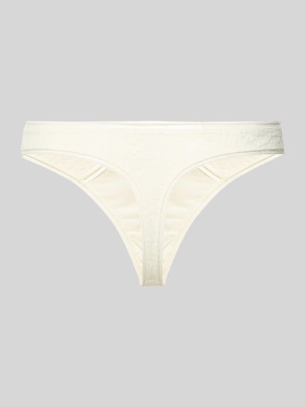 LASCANA String aus Spitze mit elastischem Bund Weiss 3