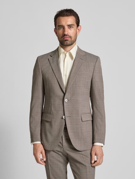 BOSS Regular fit colbert met wol model 'JASPER' Beige - 4