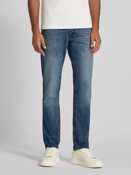 Antony Morato Comfort tapered fit jeans in 5-pocketmodel Jeansblauw - 4