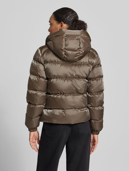 Superdry Regular Fit Steppjacke mit Kapuze und Eingrifftaschen Khaki 5