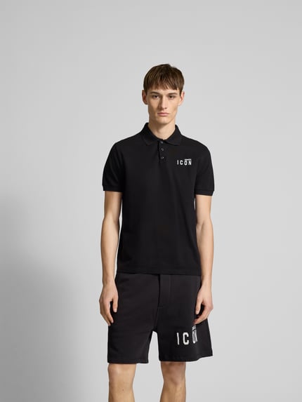 Dsquared2 Poloshirt mit Label-Print Black 4