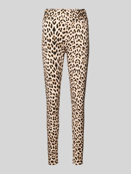 OH APRIL Super skinny fit legging met brede band, model 'Rita' Camel - 1