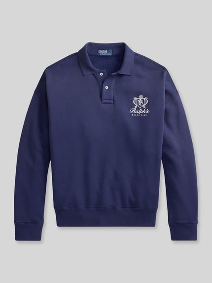 Polo Ralph Lauren regular fit sweatshirt met polokraag Marineblauw - 2