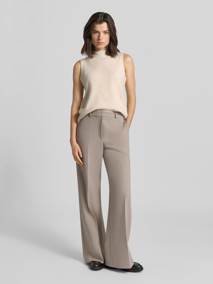 Christian Berg Woman Spencer met ribboorden Beige - 1
