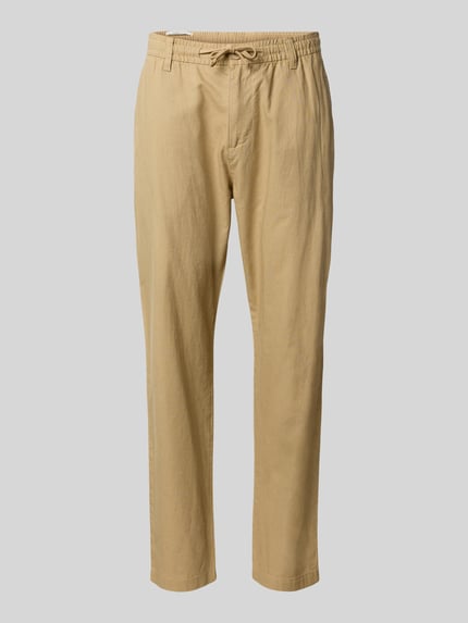 s.Oliver RED LABEL Relaxed Fit Chino Leinen-Baumwoll-Mix Beige 2
