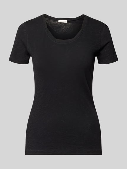 Marc O'Polo regular fit T-shirt van puur katoen Zwart - 2