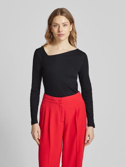 ba&sh Longsleeve in Ripp-Optik Modell 'OLTA' Black 4