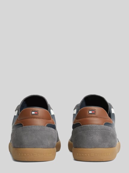 Tommy Hilfiger Sneaker aus echtem Leder mit Label-Schriftzug Marine 5