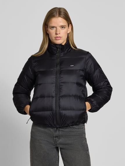 Levi's® Regular Fit Steppjacke mit elastischem Saum Modell 'WILLA' Black 4