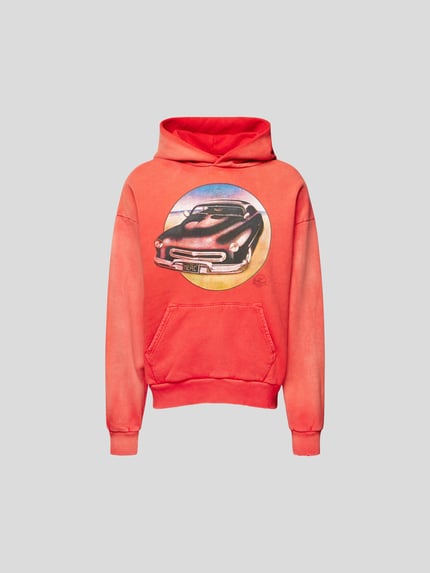 RE/DONE oversized hoodie met motiefprint Rood - 2