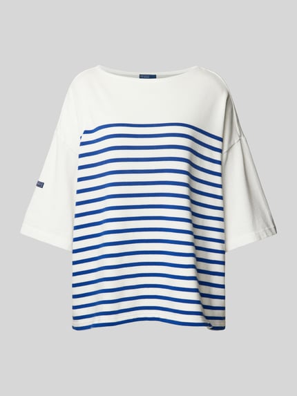 Polo Ralph Lauren Oversized Strickpullover mit 3/4-Ärmel Dunkelblau 2