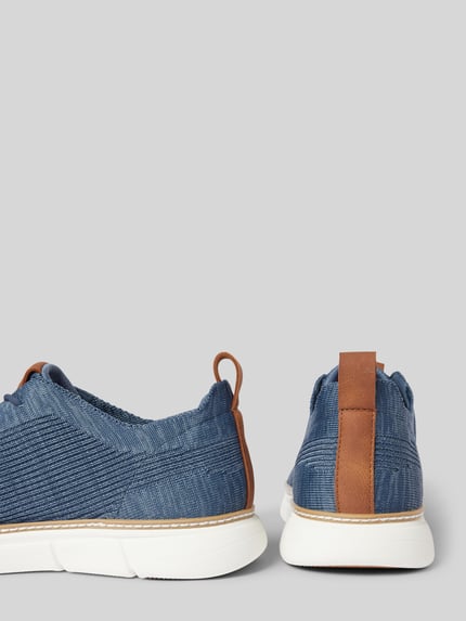 bugatti Sneakers met labelstitching, model 'Pasadena' Blauw - 2