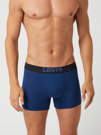 Levi's® Trunks mit Label-Stitching Dunkelblau 3