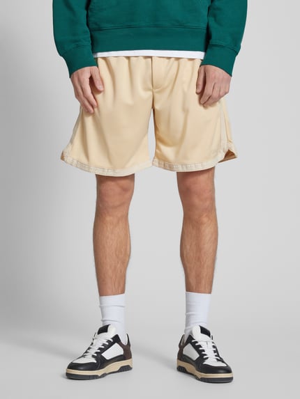 JACK & JONES Korte broek met labelstitching, model 'BILL' Beige - 4