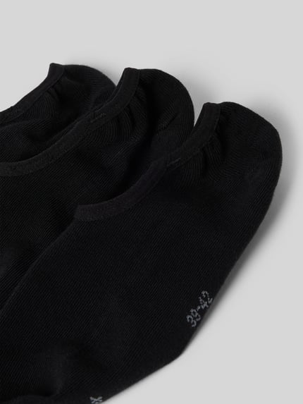 s.Oliver RED LABEL Füßlinge mit elastischem Bund im 3er-Pack Black 2