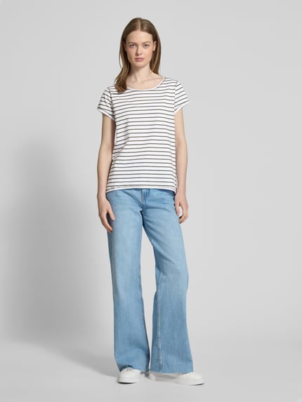 Christian Berg Woman T-Shirt mit Kappärmeln Schilf 1