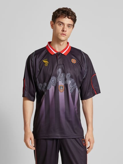 The Hundreds Poloshirt mit 1/2-Ärmel Black 4