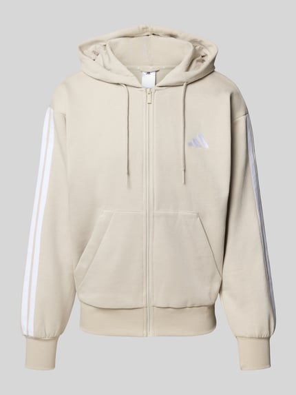adidas Sportswear Sweatjack met capuchon en kangoeroezak Zand - 2