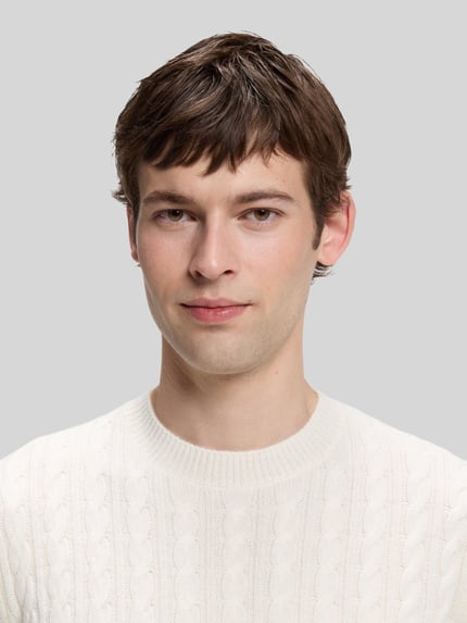 BOSS Regular Fit Pullover mit Baumwoll-Anteil Modell 'Furlan' Offwhite 3