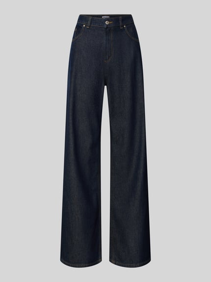 Jake*s Casual Wide Fit Jeans mit Eingrifftaschen Dunkelblau 2