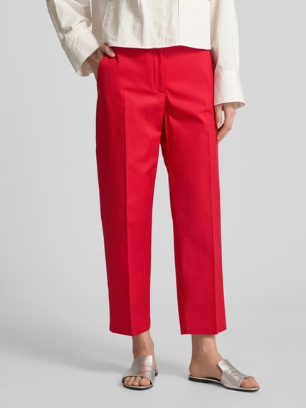 Tommy Hilfiger Slim fit chino van een mix van katoen en lyocell Rood - 4