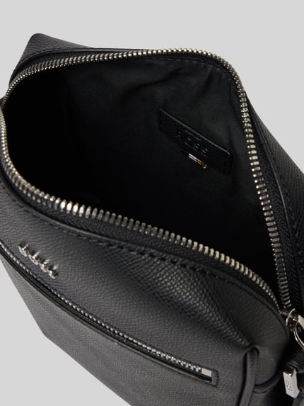 BOSS Reporter-tas van generfd leer model 'DAXTER_NS zip' Zwart - 5