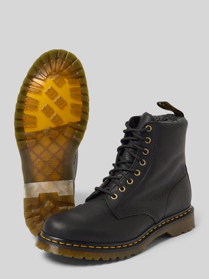 Dr. Martens Boots aus Leder mit Label-Detail Black 4