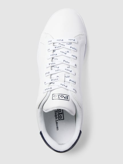 Polo Ralph Lauren Sneaker mit Label-Print Modell 'HERITAGE COURT II' Weiss 4
