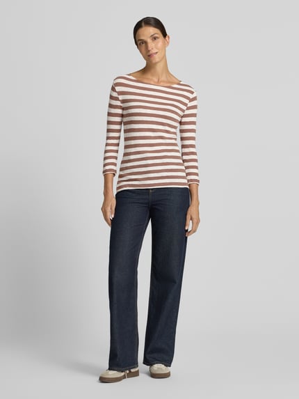 Christian Berg Woman Longsleeve mit 3/4-Arm Taupe 1