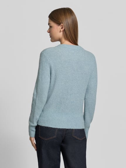 OPUS Cardigan Modell 'Dreni' aus Alpaka Mix Hellblau 5
