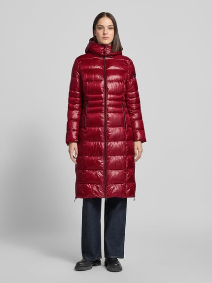 Frieda & Freddies Puffer Coat Modell 'DALIA LONG' mit Kapuze Bordeaux 4