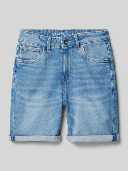 Garcia Korte jeans in 5-pocket design, model 'Dalino' Blauw - 1
