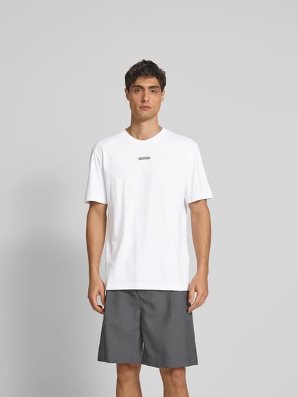 Dsquared2 t-shirt o kroju regular fit z czystej bawełny Biały 4