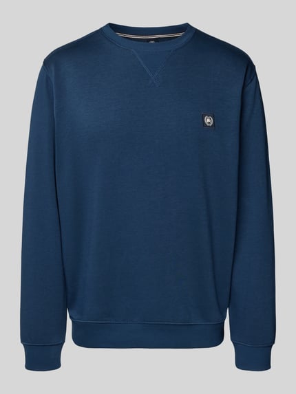 LERROS Sweatshirt mit Label-Patch Blau 2