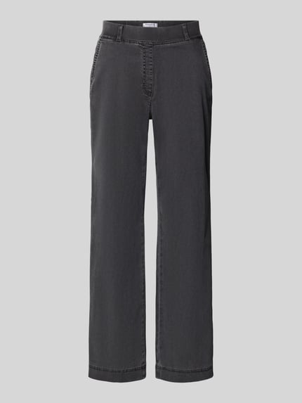 Raphaela By Brax Flared Jeans mit elastischem Bund Modell 'Pam' Anthrazit 2