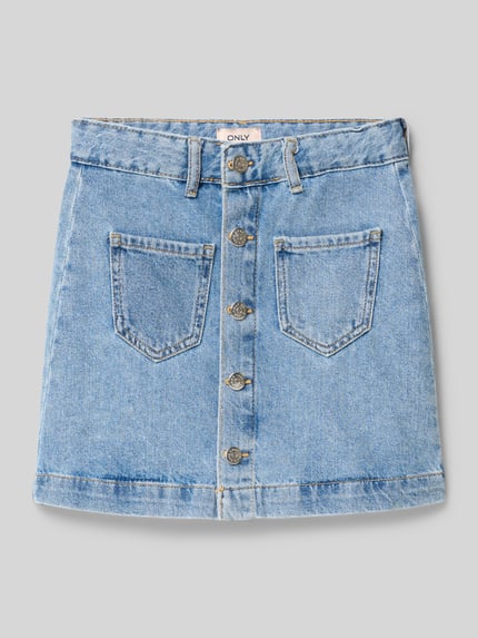 ONLY Mini-jeansrok van puur katoen model 'AMAZING' Lichtblauw - 1