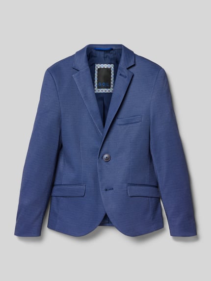 G.O.L. Slim fit blazer met reverskraag Marineblauw - 1