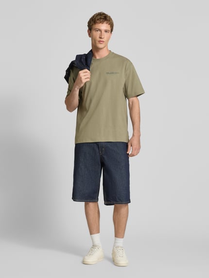 Marc O'Polo DENIM Relaxed Fit T-Shirt aus reiner Baumwolle  Khaki 1